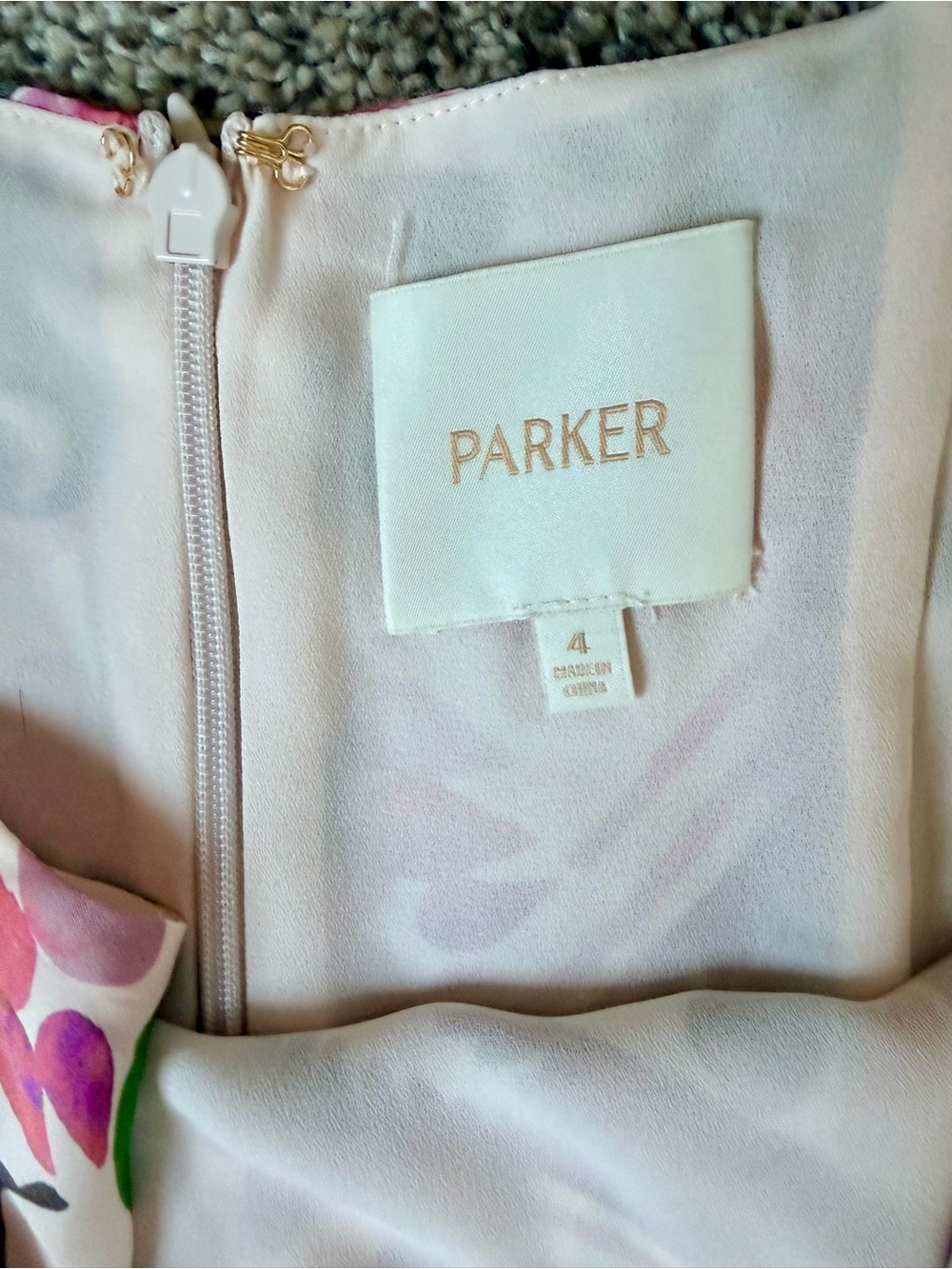 Parker Floral Tiered Maxi Dress in Pink & Green - Picture 6 of 6